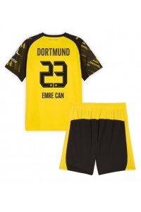 Borussia Dortmund Emre Can #23 Jalkapallovaatteet Lasten Kotipeliasu 2025-26 Lyhythihainen (+ Lyhyet housut)
